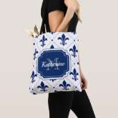 Fleur-de-lis-Muster Tasche (Von Nahem)