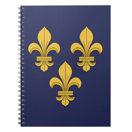Fleur-de-lis Notizblock (Vorderseite)