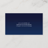 Fleur-de-lis Pearl and Lapis Lazuli Ornament Visitenkarte (Rückseite)