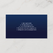 Fleur-de-lis Pearl Visitenkarte (Rückseite)