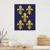 Fleur-de-lis Poster (Küche)