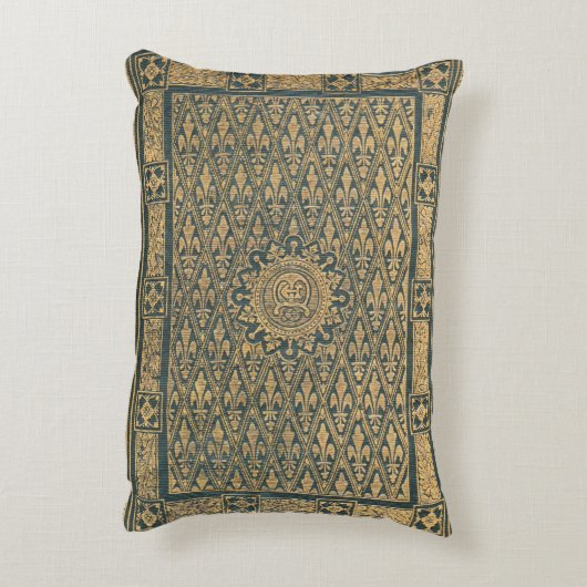 Fleur-de-Lis Reading Dekokissen (Rückseite(Vertikal))