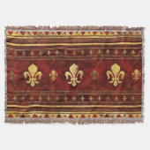 Fleur-de-lis Roter Marmor und Gold Decke (Vorderseite)