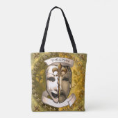 Fleur De Lis Schauspielermasken Tasche (Rückseite)