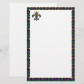 Fleur De Lis Schreibwarenpapier Briefpapier (Vorne/Hinten)