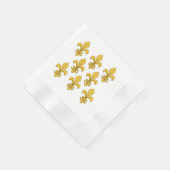 Fleur-de-lis Serviette (Ecke)