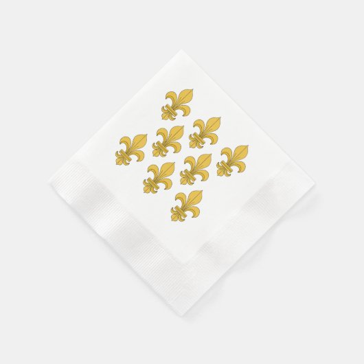 Fleur-de-lis Serviette (Ecke)