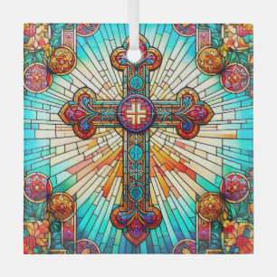 Fleur-de-Lis Suncatcher Gestaltglas-Design Ornament Aus Glas