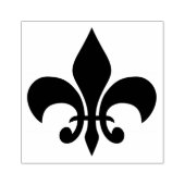 Fleur-de-Lis-Symbol Gummistempel (Prägung)