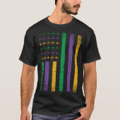 Fleur De Lis Symbol Tuesday Mardi Gras Celebration T-Shirt (Vorderseite)