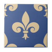 Fleur-de-lis-Symbole Fliese (Vorderseite)