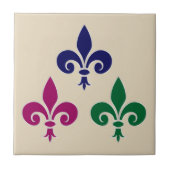 Fleur-de-lis-Symbole Fliese (Vorderseite)