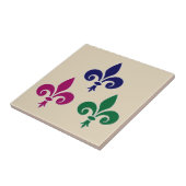 Fleur-de-lis-Symbole Fliese (Seite)