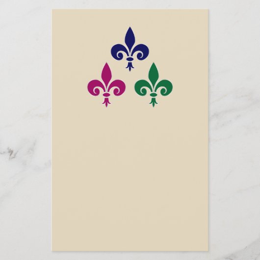 Fleur-de-lis-Symbole Flyer (Vorne)