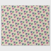 Fleur-de-lis-Symbole Geschenkpapier (Flach)