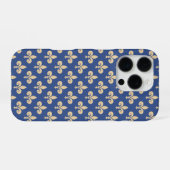 Fleur-de-lis-Symbole iPhone Hülle (Rückseite (Horizontal))