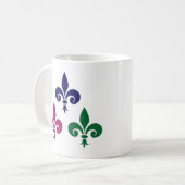 Fleur-de-lis-Symbole Kaffeetasse (Vorderseite Links)