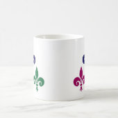Fleur-de-lis-Symbole Kaffeetasse (Mittel)