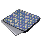 Fleur-de-lis-Symbole Laptopschutzhülle (Vorne Knopf)