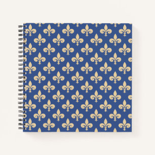 Fleur-de-lis-Symbole Notizblock