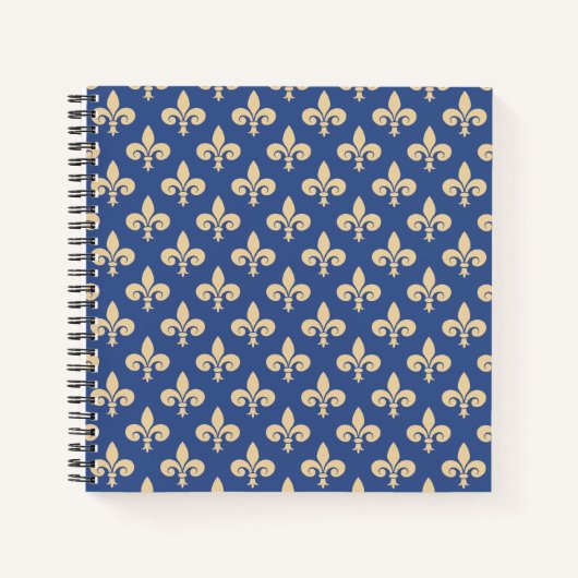 Fleur-de-lis-Symbole Notizblock (Vorderseite)
