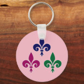 Fleur-de-lis-Symbole Schlüsselanhänger (Vorderseite)