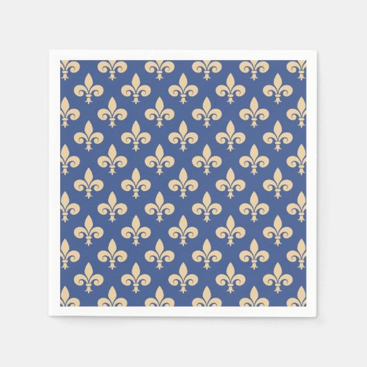 Fleur-de-lis-Symbole Serviette (Vorderseite)