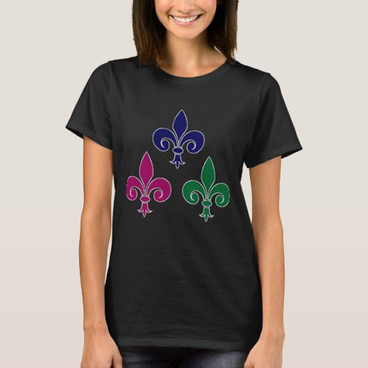 Fleur-de-lis-Symbole T-Shirt (Vorderseite)