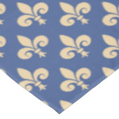 Fleur-de-lis-Symbole Tischdecke (Schrägansicht)