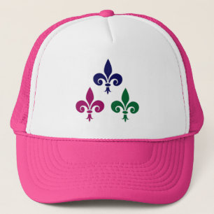 Fleur-de-lis-Symbole Truckerkappe
