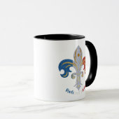 Fleur-de-lis Tasse (VorderseiteRechts)