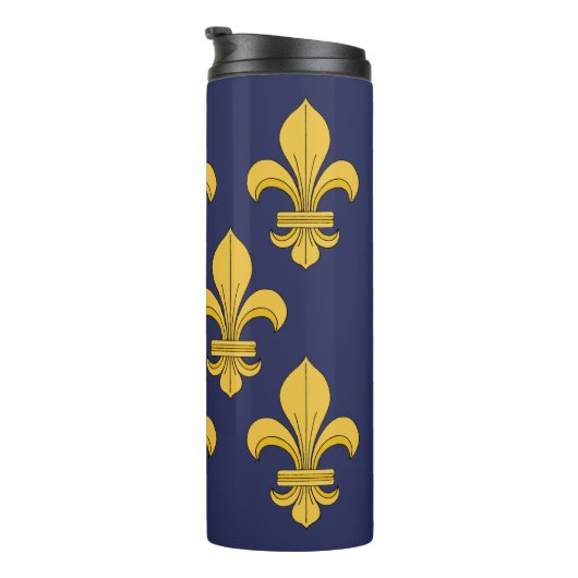 Fleur-de-lis Thermosbecher (Nach rechts gedreht)