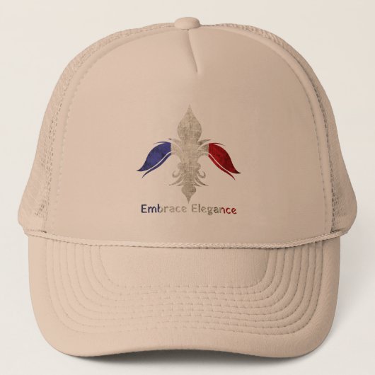 Fleur-de-Lis Truckerkappe (Vorderseite)
