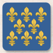 Fleur-de-lis Untersetzer (Vorderseite)