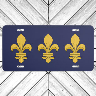 Fleur-de-lis US Nummernschild