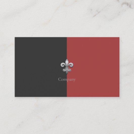 Fleur De Lis Visitenkarte (Vorderseite)