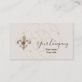 Fleur-de-Lis-Visitenkarte Visitenkarte (Vorderseite)