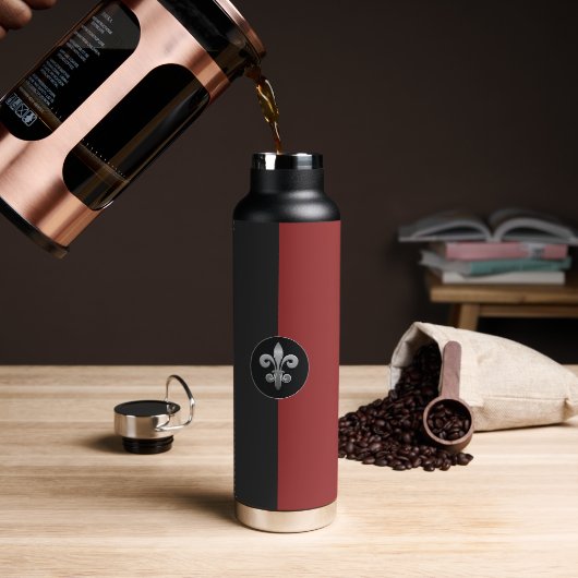 Fleur De Lis Wasserflasche Trinkflasche (Kaffee)