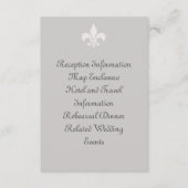Fleur de Lise Enclosure Card in Smokey Grays Begleitkarte (Vorderseite)