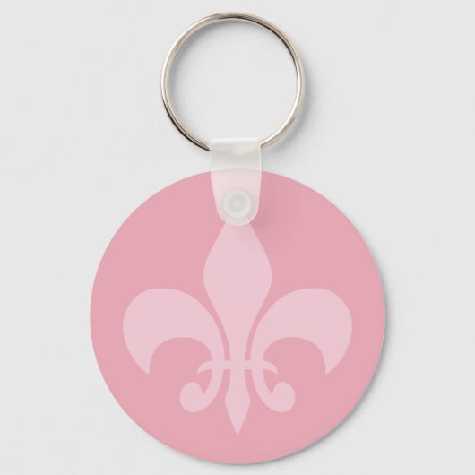 Fleur de Lise Key Chain in Pretty Pinks Schlüsselanhänger (Vorderseite)