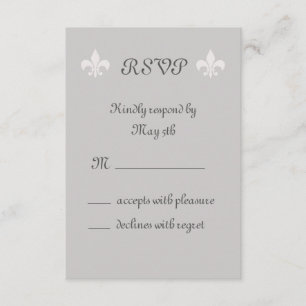 Fleur de Lise RSVP in Smokey Graun