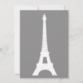 Fleur De Lise Save the Date in Smokey Grays (Rückseite)