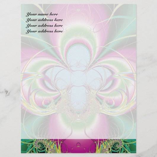 Fleur-de-luce Eigenes Briefpapierdesign Briefbogen (Vorderseite)