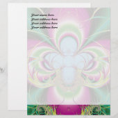 Fleur-de-luce Eigenes Briefpapierdesign Briefbogen (Vorne/Hinten)