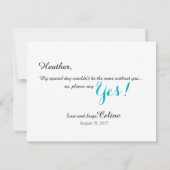 Fleur de Lyrica Werden Sie meine Trauzeugin sein? Einladung (Rückseite)