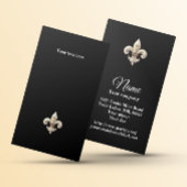 Fleur de Lys 2 Visitenkarte