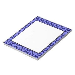 Fleur-de-Lys Blau Notizblock