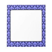 Fleur-de-Lys Blau Notizblock (Vorderseite)