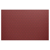 Fleur-De-lys deckte Muster-Rot mit Ziegeln Stoff (Yard (91,4 cm))