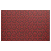 Fleur-De-lys deckte Muster-Rot mit Ziegeln Stoff (Fat Quarter (45,7 x 55,9 cm))